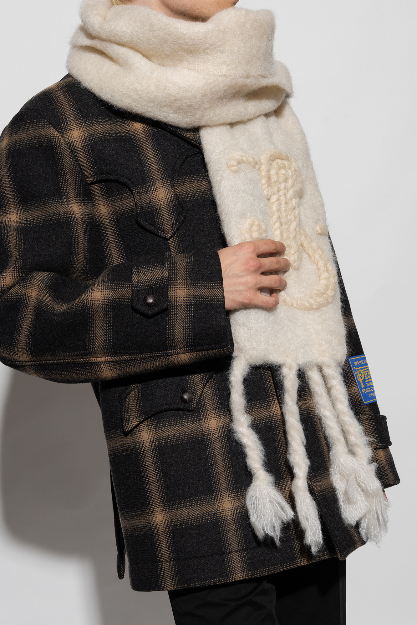 SchaferandweinerShops Kazakhstan - Cream Wool scarf JIL